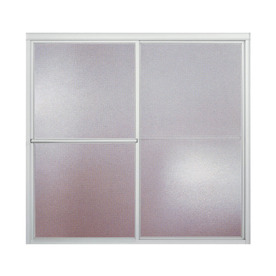 UPC 087206764127 product image for Sterling 56.25-in W x 55.25-in H Silver Bathtub Door | upcitemdb.com