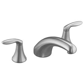 UPC 087206812040 product image for KOHLER Coralais Brushed Chrome 2-Handle Fixed Deck Mount Tub Faucet | upcitemdb.com