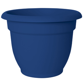 UPC 087404620621 product image for 5.25-in H x 6.5-in W x 6.5-in D Dazzling Blue Resin Indoor/Outdoor Pot | upcitemdb.com