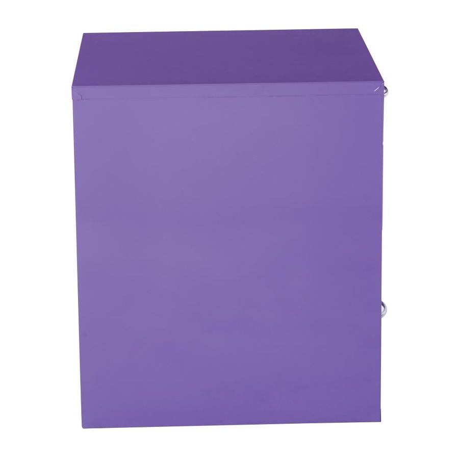 Osp Home Furnishings Osp Designs Purple 3 Drawer File Cabinet In The File Cabinets Department At Lowes Com