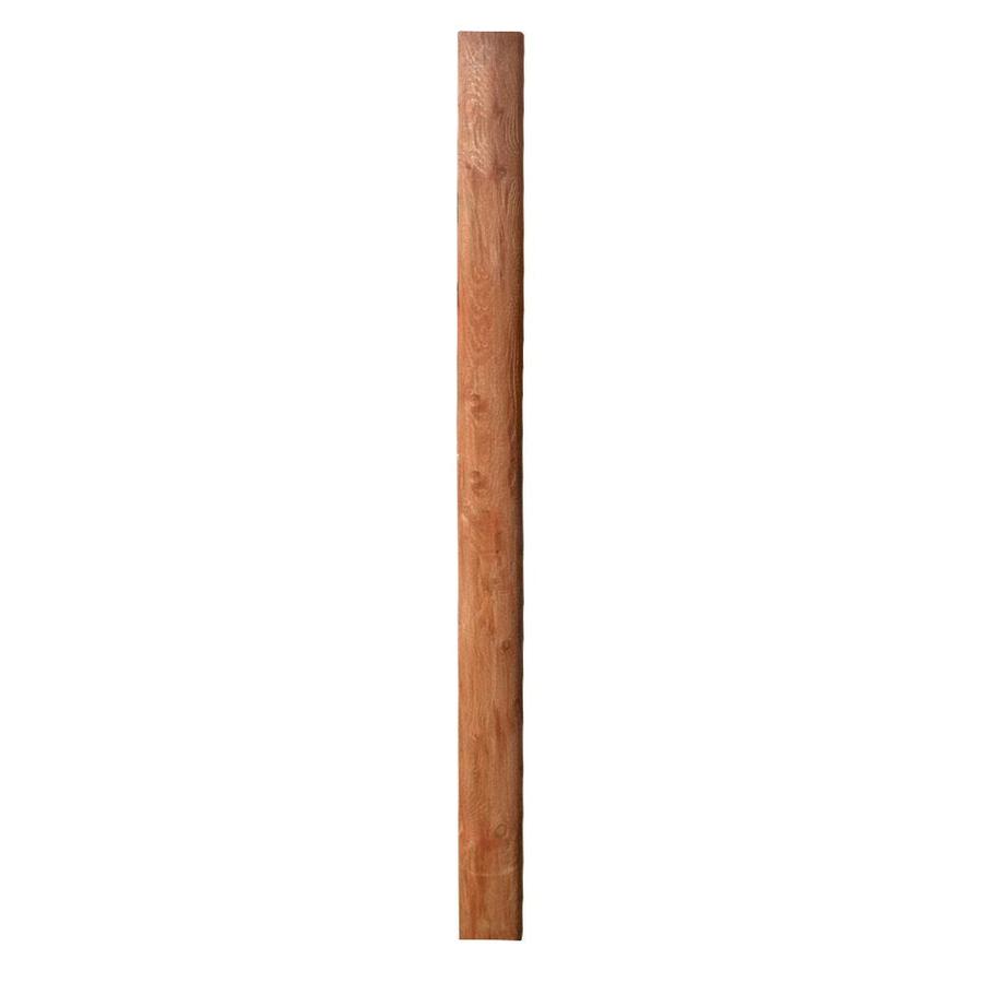 5 in x 5 in x 7 ft Round Pressure Treated Wood Fence Post