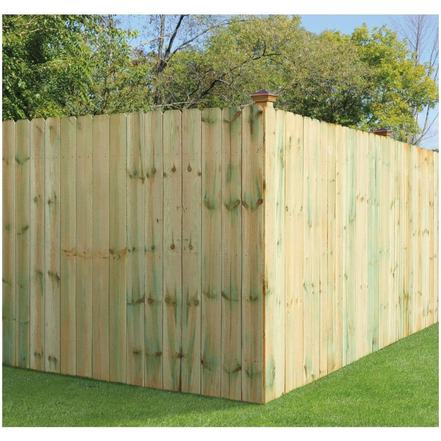 lowes dog ear fence panel