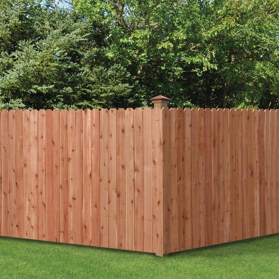dog ear privacy fence lowes
