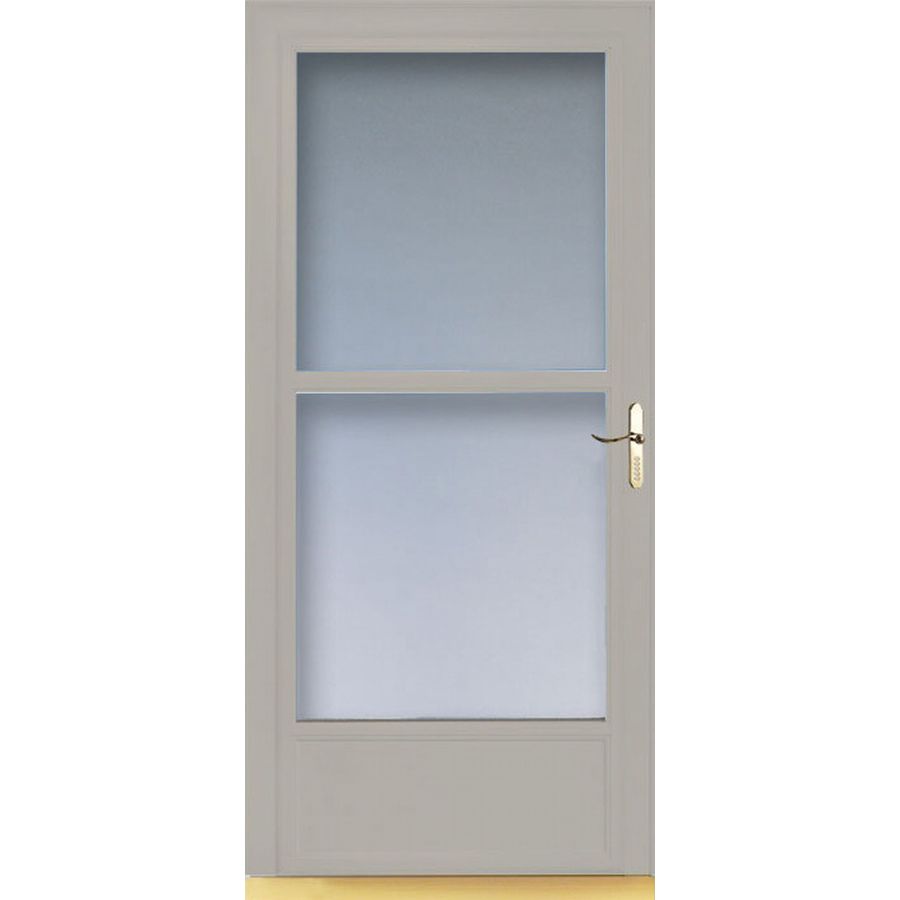 cheap metal storm doors with screens and windows