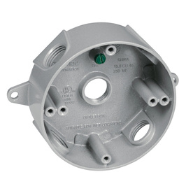 UPC 092326110778 product image for Hubbell TayMac 16-cu in Metal Round Weather Resistant Wall Electrical Box | upcitemdb.com