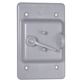 UPC 092326130097 product image for Hubbell TayMac 1-Gang Rectangle Plastic Electrical Box Cover | upcitemdb.com