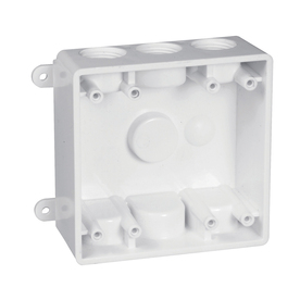 UPC 092326130332 product image for Hubbell TayMac 26.5-cu in 2-Gang New Work Plastic Electrical Box | upcitemdb.com