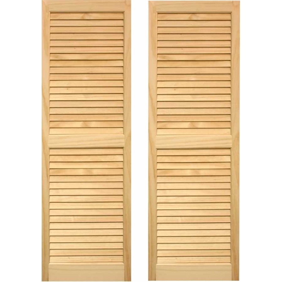 57  Exterior wood louvered doors 