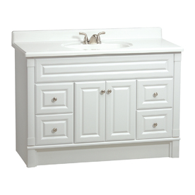 Lowes Estate by RSI Oak Elegance amp; White Southport Bath Vanity 