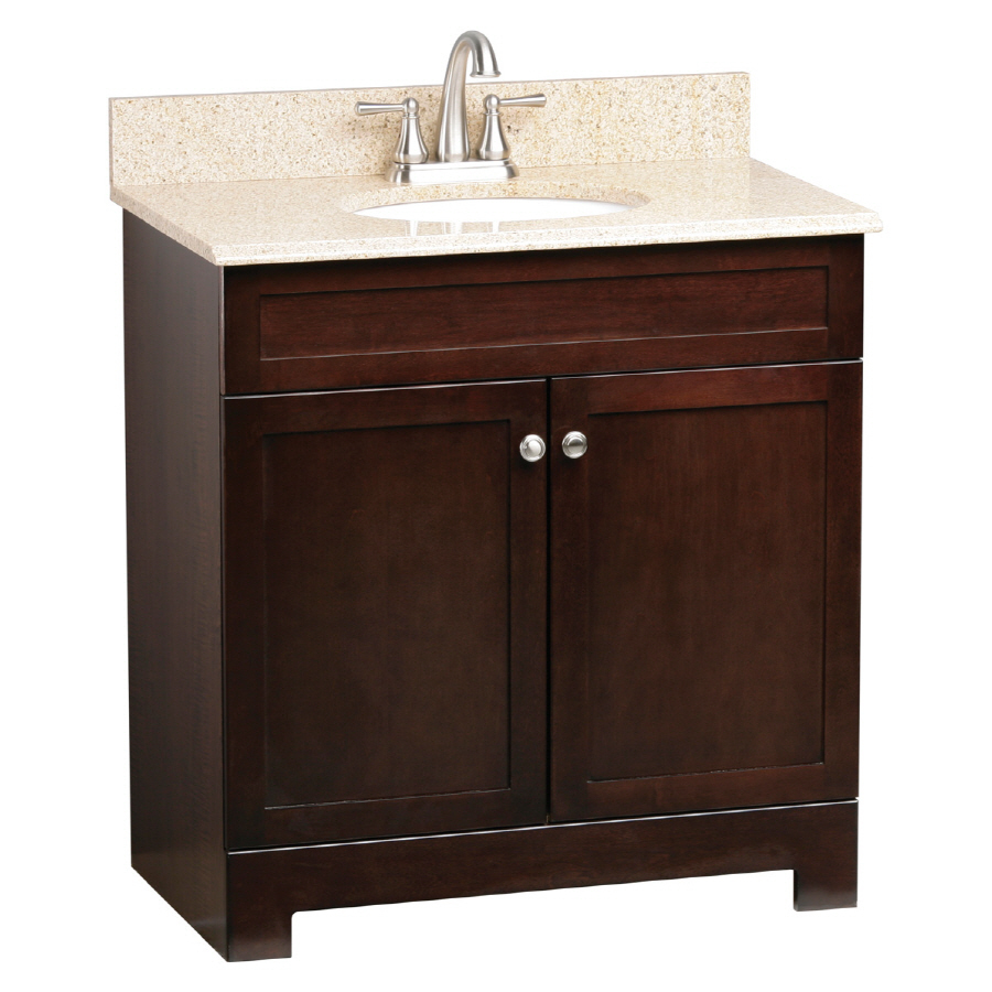  Bathroom Vanity with Granite Top Actual: 31in x 19in at Lowes.com