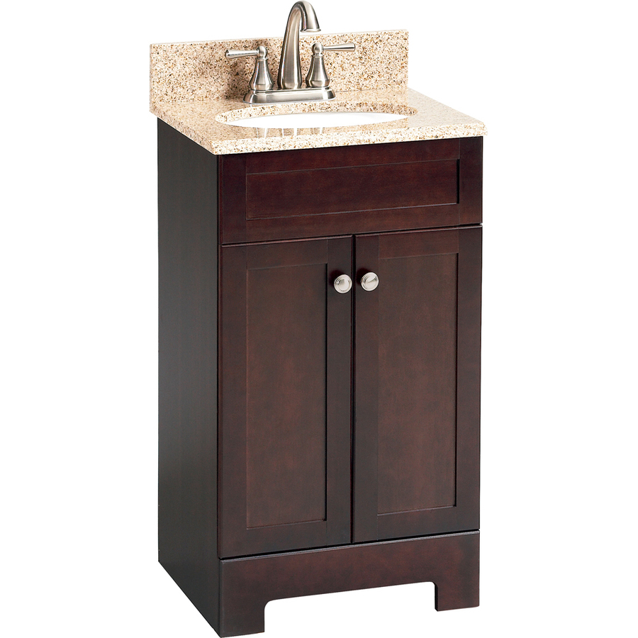 Selections Longshire Espresso Undermount Single Sink Bathroom Vanity 