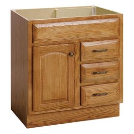 Project Source 30-in Oak Traditional Bathroom Vanity V26031-PS