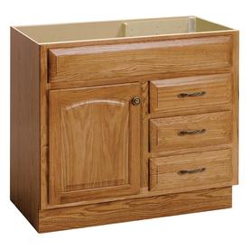Project Source 36-in Oak Traditional Bathroom Vanity V26037-PS