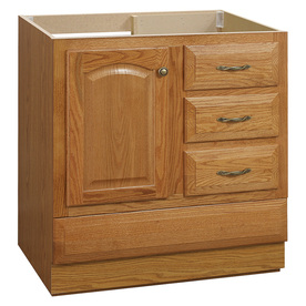 Project Source 30-in Oak Traditional Bathroom Vanity V28031-PS