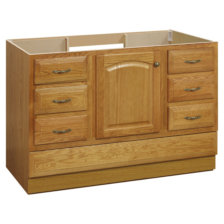  Project Source 48quot; Oak Elegance Traditional Bath Vanity at Lowes.com