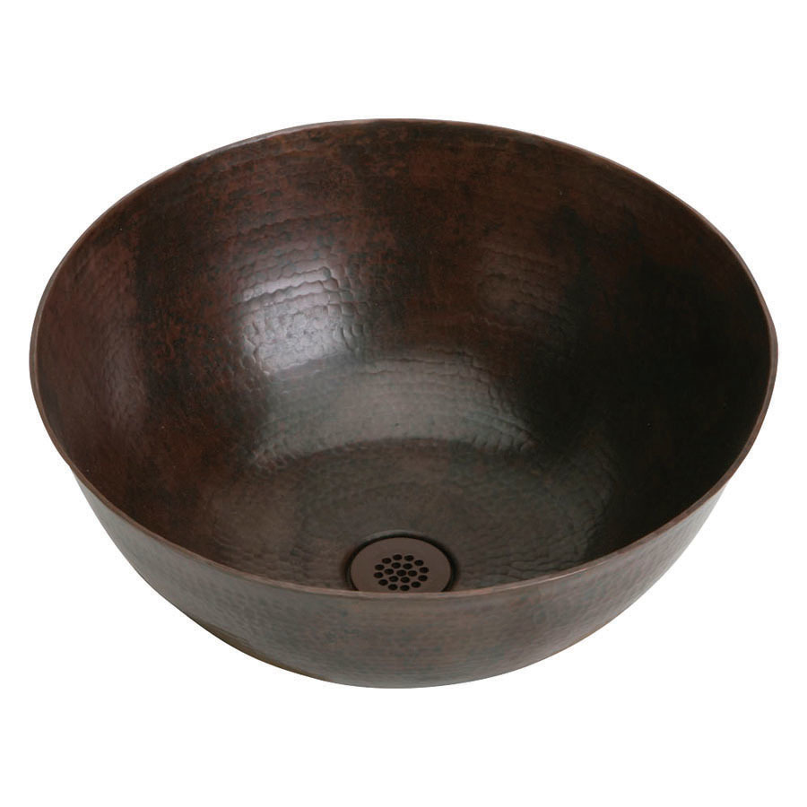 ... Elkay Asana Antique Hammered Copper Vessel Bathroom Sink at Lowes.com