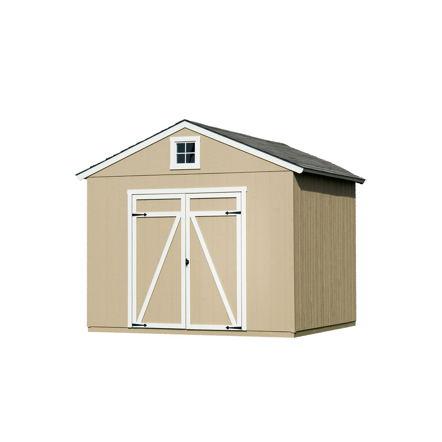  Wood Storage Shed (Common: 10-ft x 8-ft; Interior Dimensions: 10-ft x