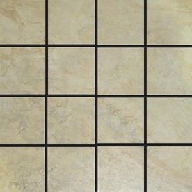 shop style selections mesa almond glazed porcelain mosaic square listello tile common 12 in x shop style selections mesa almond glazed porcelain mosaic square listello tile common 12 in x