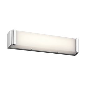 Shop Kichler Lighting 1Light Landi Chrome LED Bathroom 