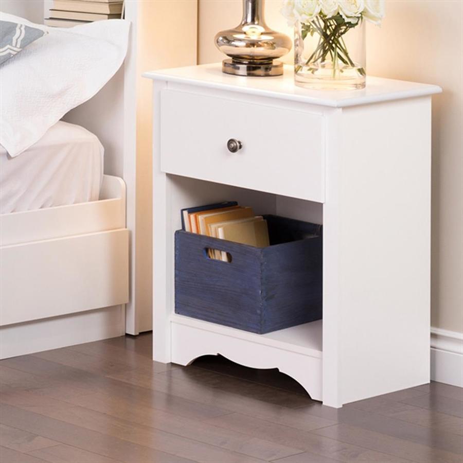 Prepac Monterey White Nightstand In The Nightstands Department At Lowes Com