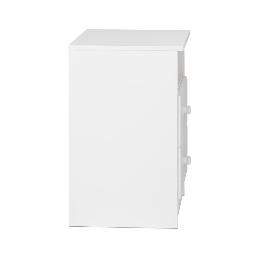 Prepac Astrid White Nightstand In The Nightstands Department At Lowes Com