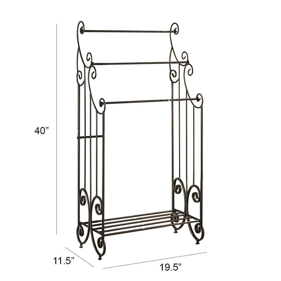 lowes free standing towel rack