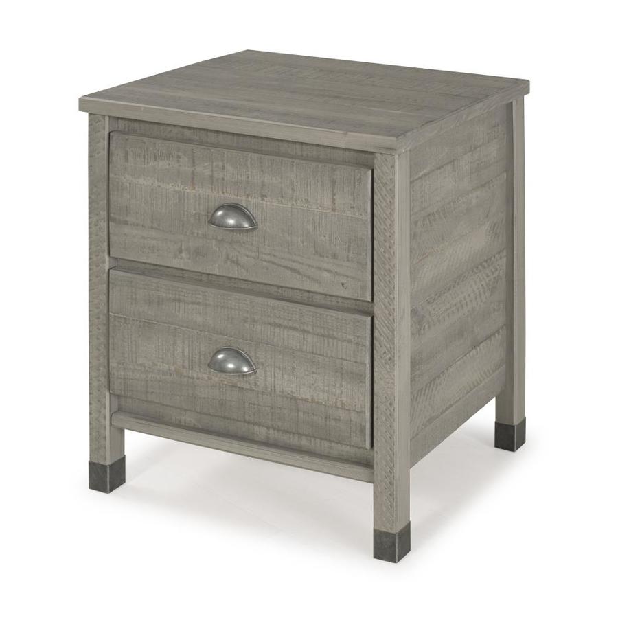 Camaflexi Baja Rustic Gray Pine Nightstand In The Nightstands Department At Lowes Com