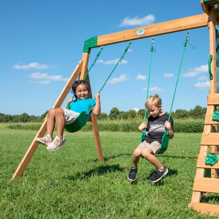 buckley hill wooden swing set