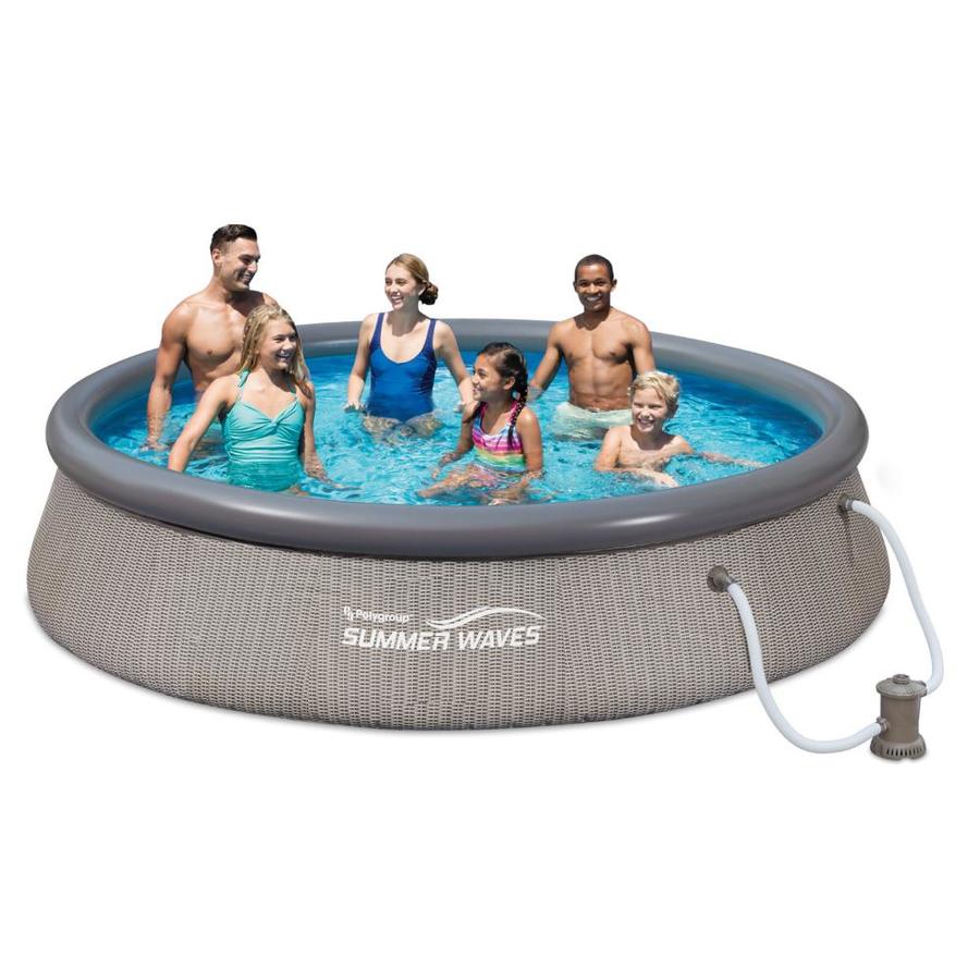 draining a summer waves pool
