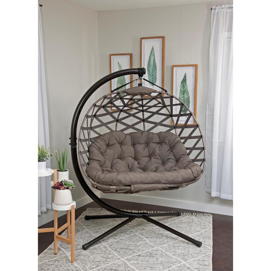 hanging pumpkin loveseat chair with stand