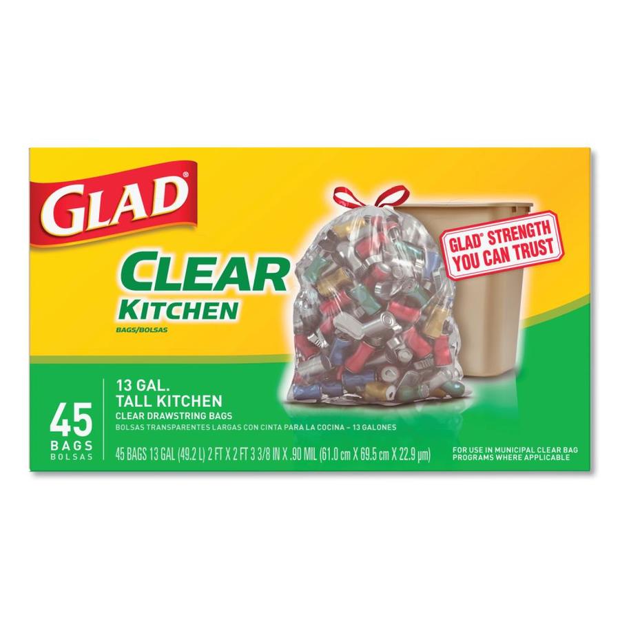 glad clear kitchen bags