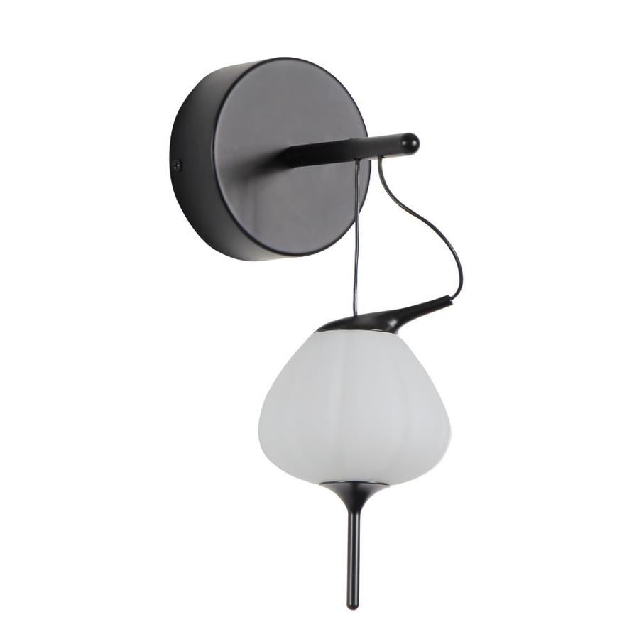 black modern sconce