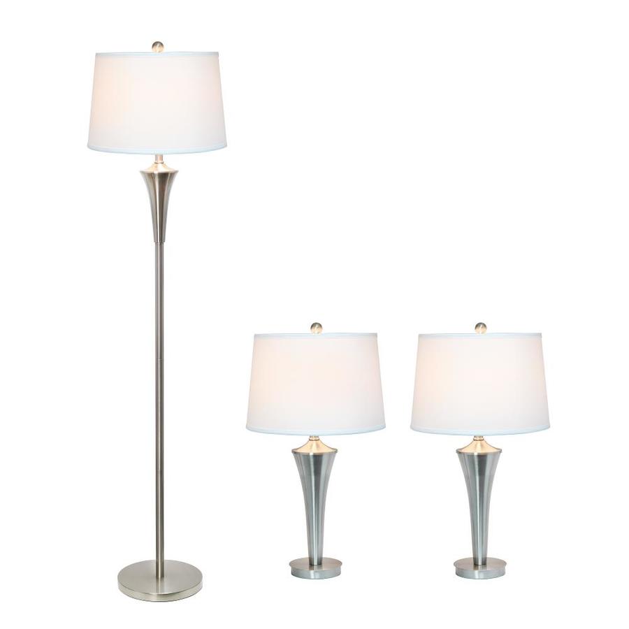 lowes table and lamp set