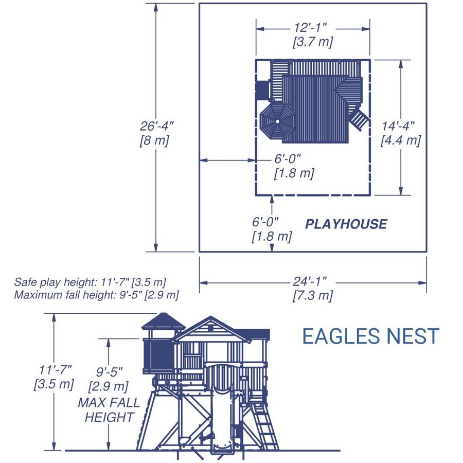 eagles nest swing set