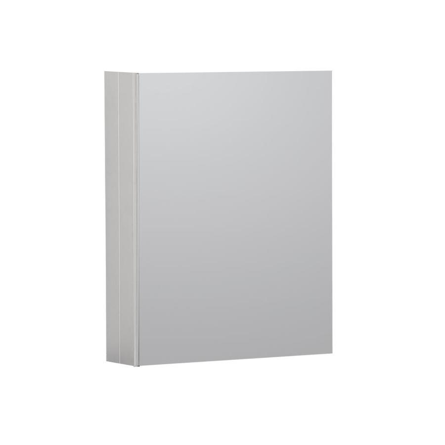 Clihome Black 16 In X 20 In Rectangle Surface Recessed Mirrored Medicine Cabinet In The Medicine Cabinets Department At Lowes Com