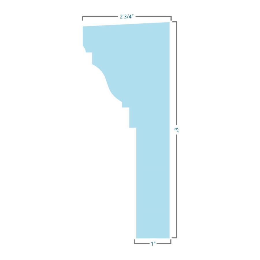 Ekena Millwork CRH06X26 Crosshead 26 Bottom Width x 29 1//2 Top Width Factory Primed White
