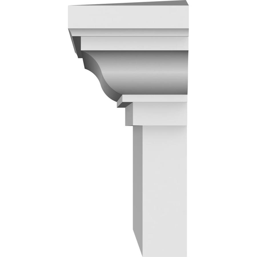 Ekena Millwork CRH06X30 Crosshead 30 Bottom Width x 33 1//2 Top Width Factory Primed White