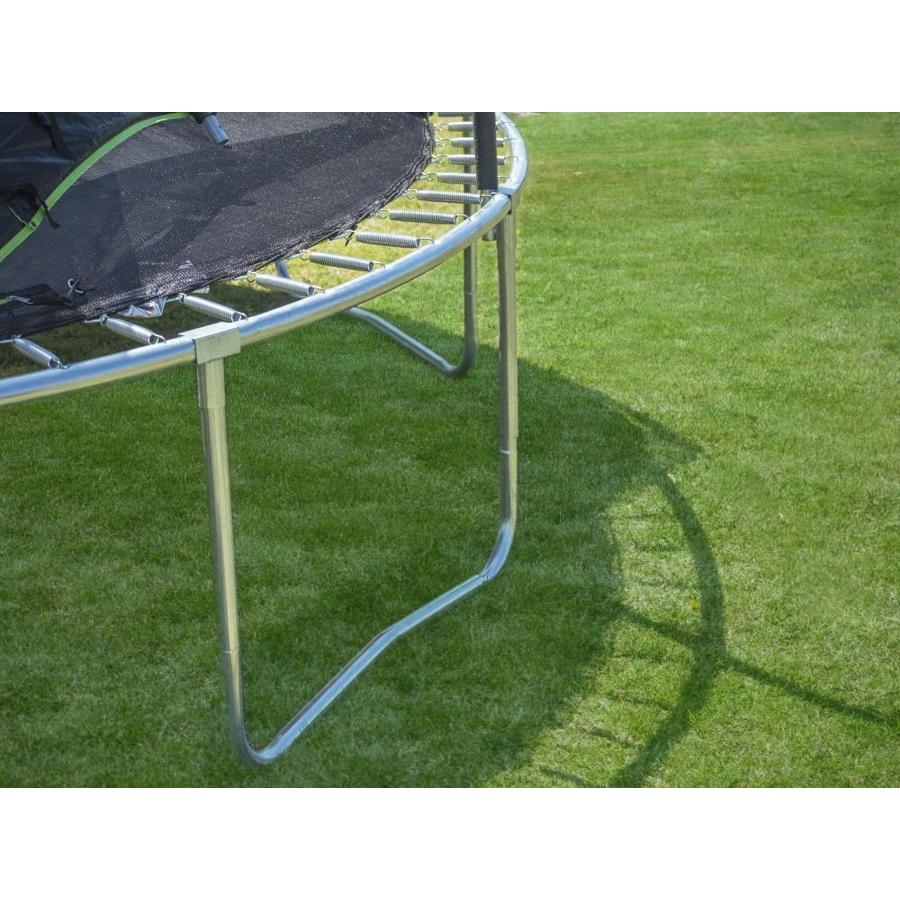 Jumpking 14 Ft Trampoline With 6 Pole Enclosure In The Trampolines Department At Lowes Com