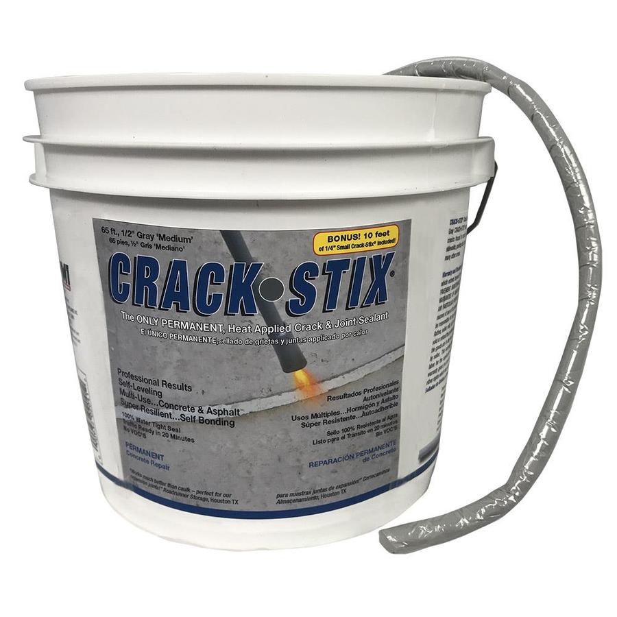 Crack Stix Acrylic Gray For Use With Concrete And For Use With Mortar Patch 65 Linear Ft In The Concrete Mortar Repair Department At Lowes Com