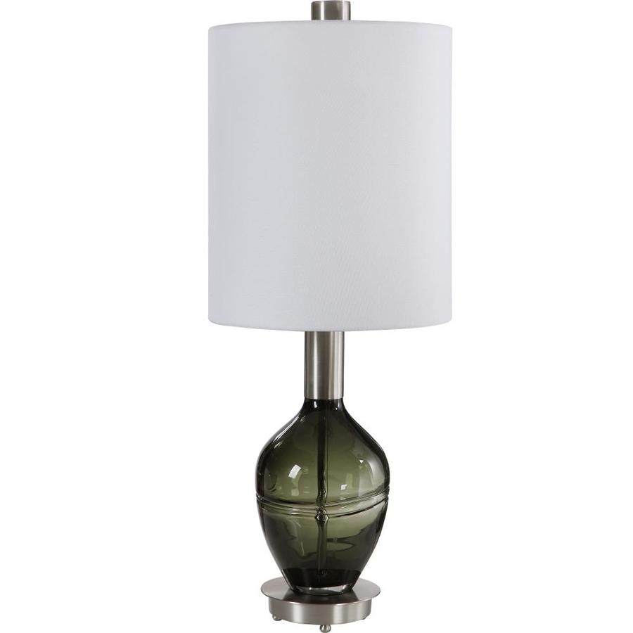 sage green table lamp