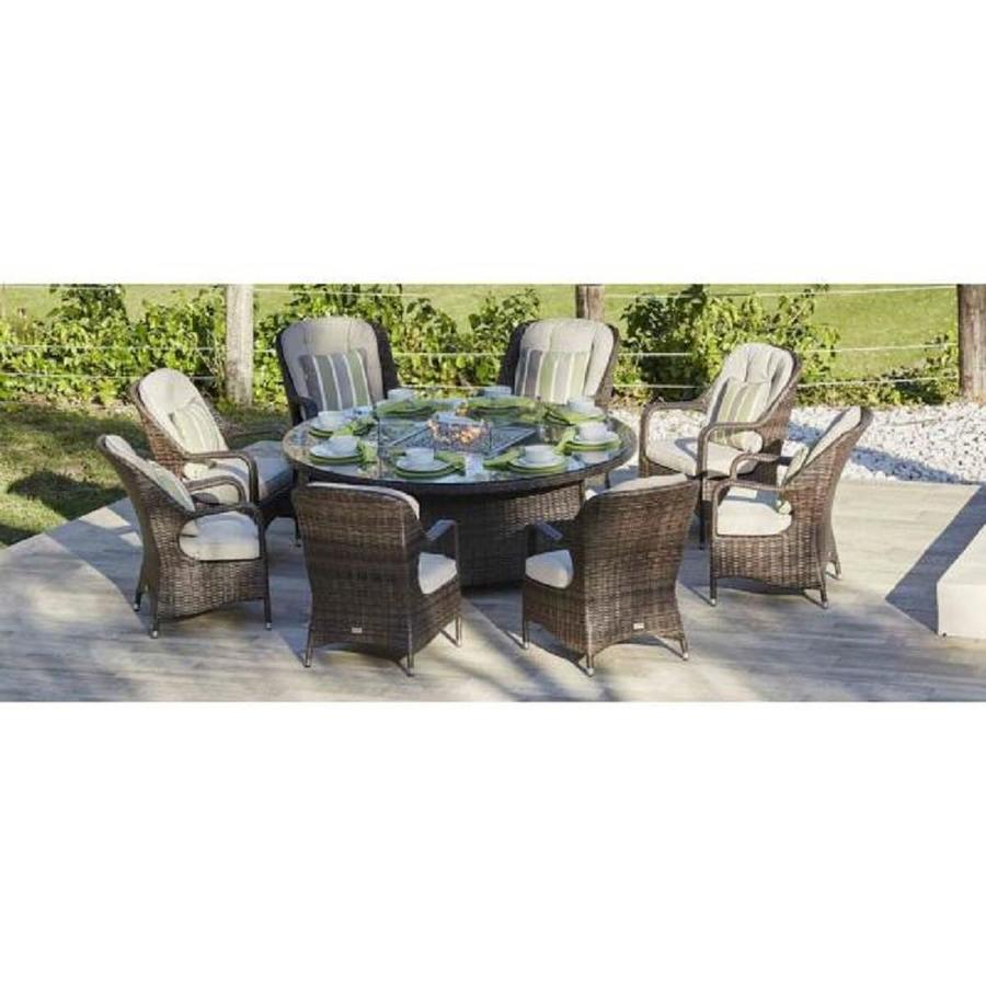 9 piece fire dining set