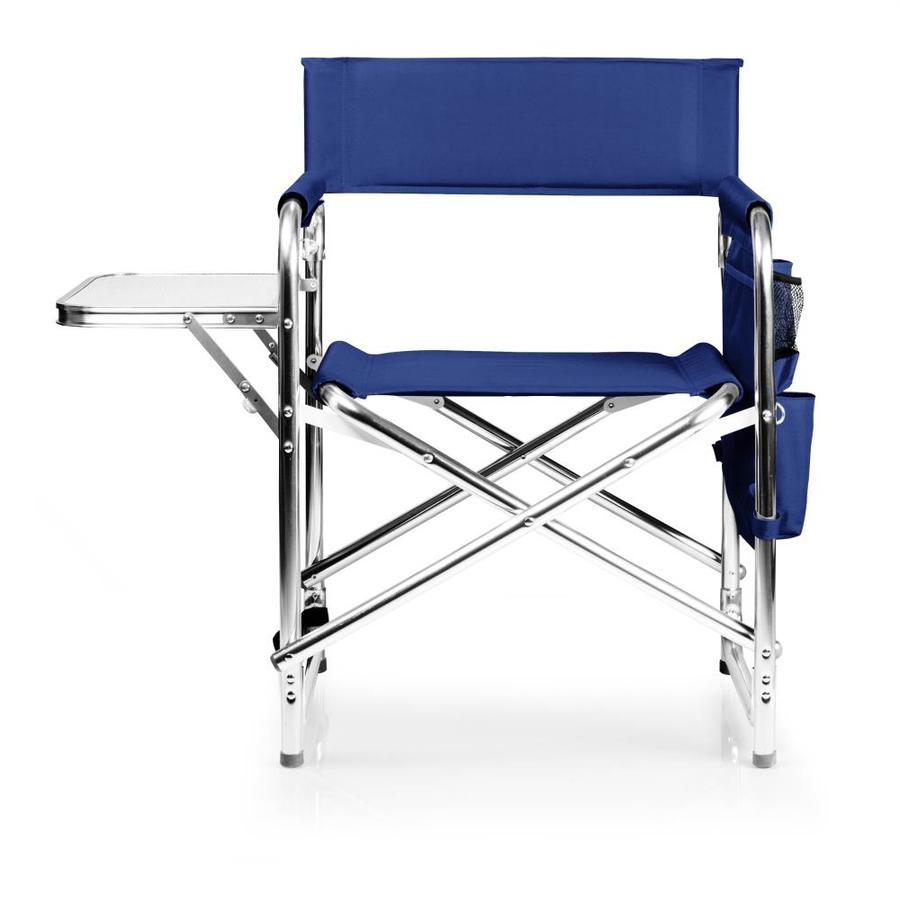 Picnic Time Director Chair With Side Table In The Beach Camping Chairs Department At Lowes Com