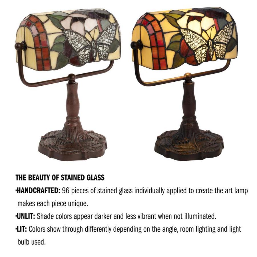 stained glass piano lamp