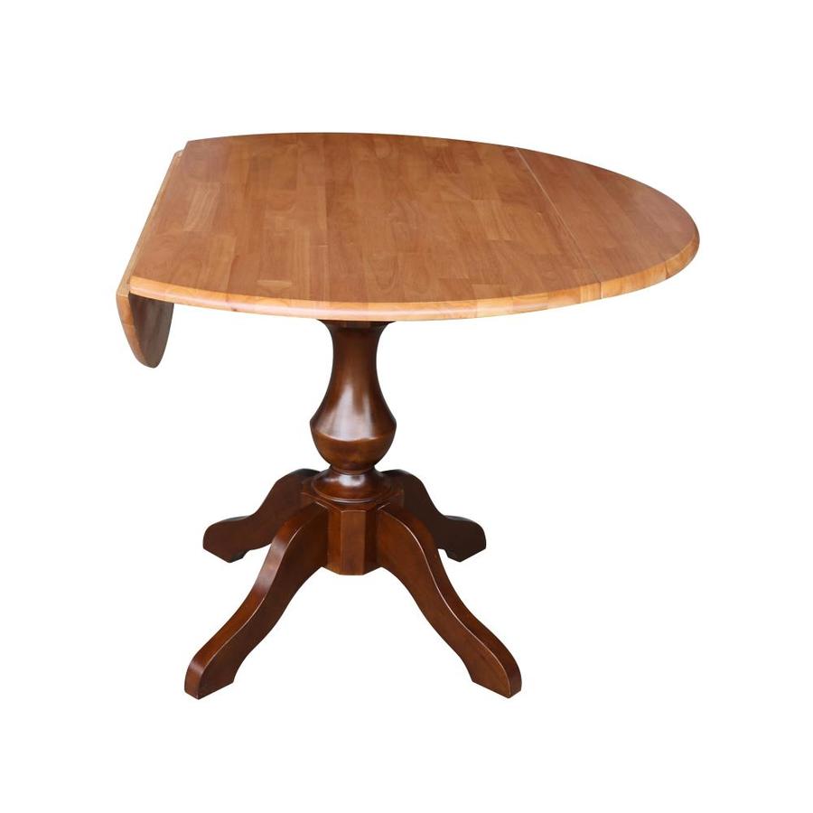 30-Inch International Concepts 30-Inch Round Pedestal Table Espresso