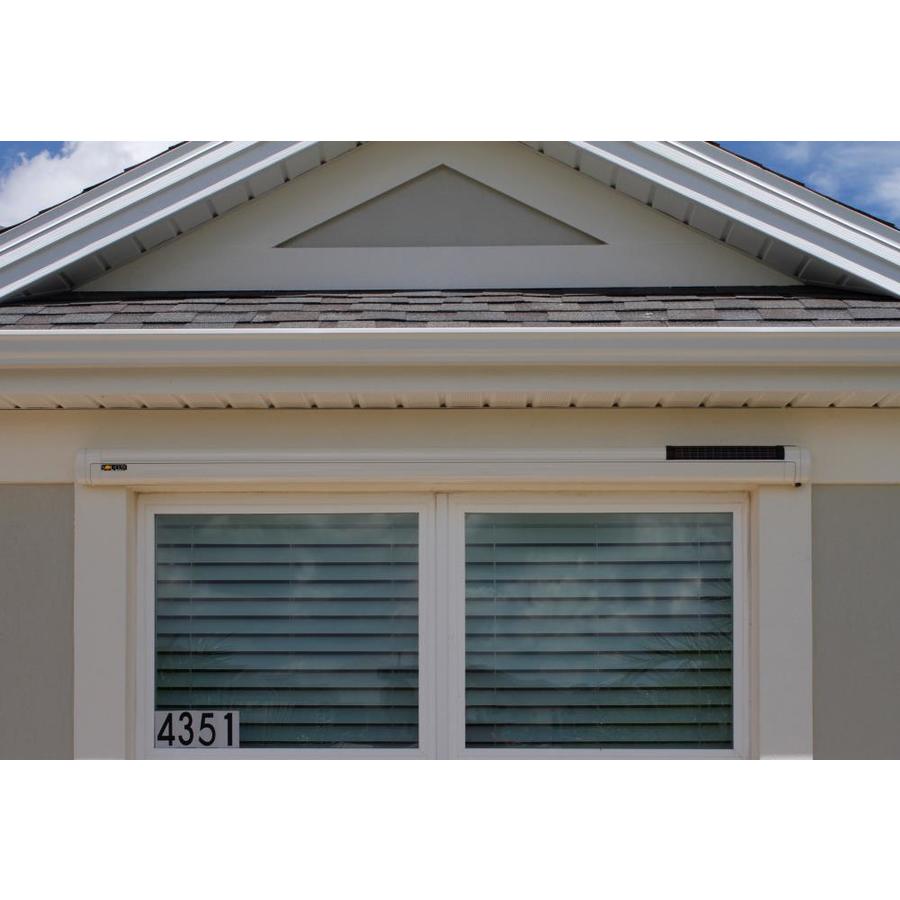 SOL-LUX 72 Home Window Awning Cream Fabric Signal White Case