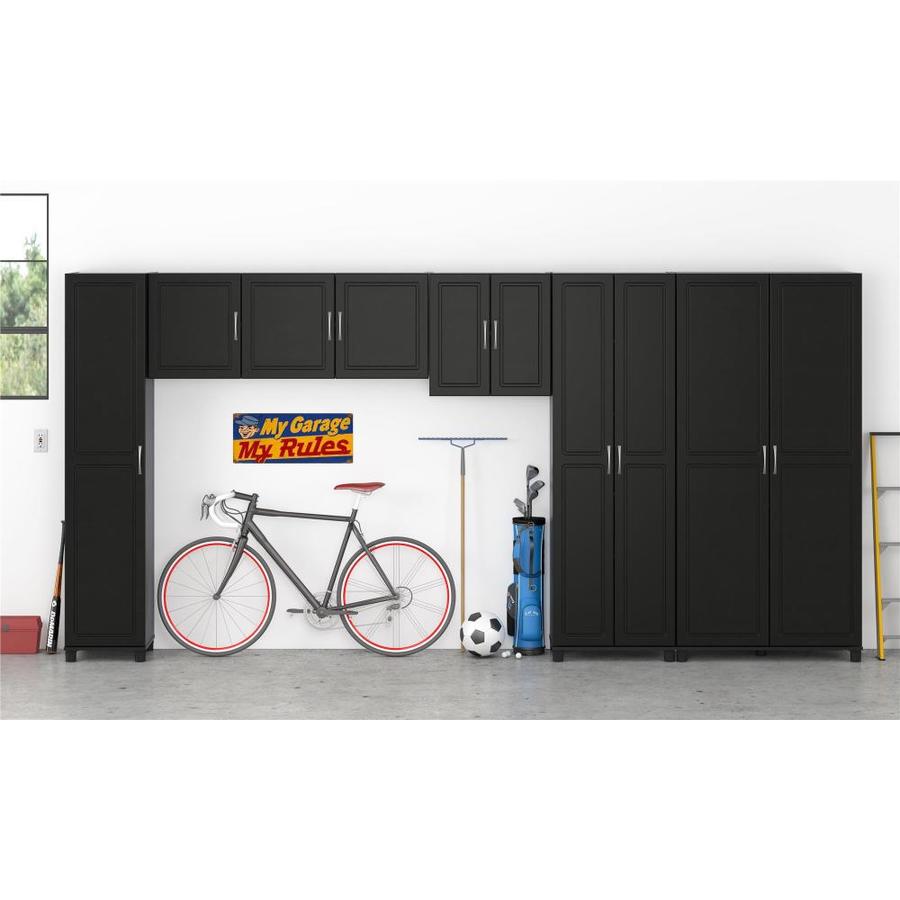 Ameriwood Home Kendall 36 In Utility Storage Cabinet Black In The Garage Cabinets Department At Lowes Com