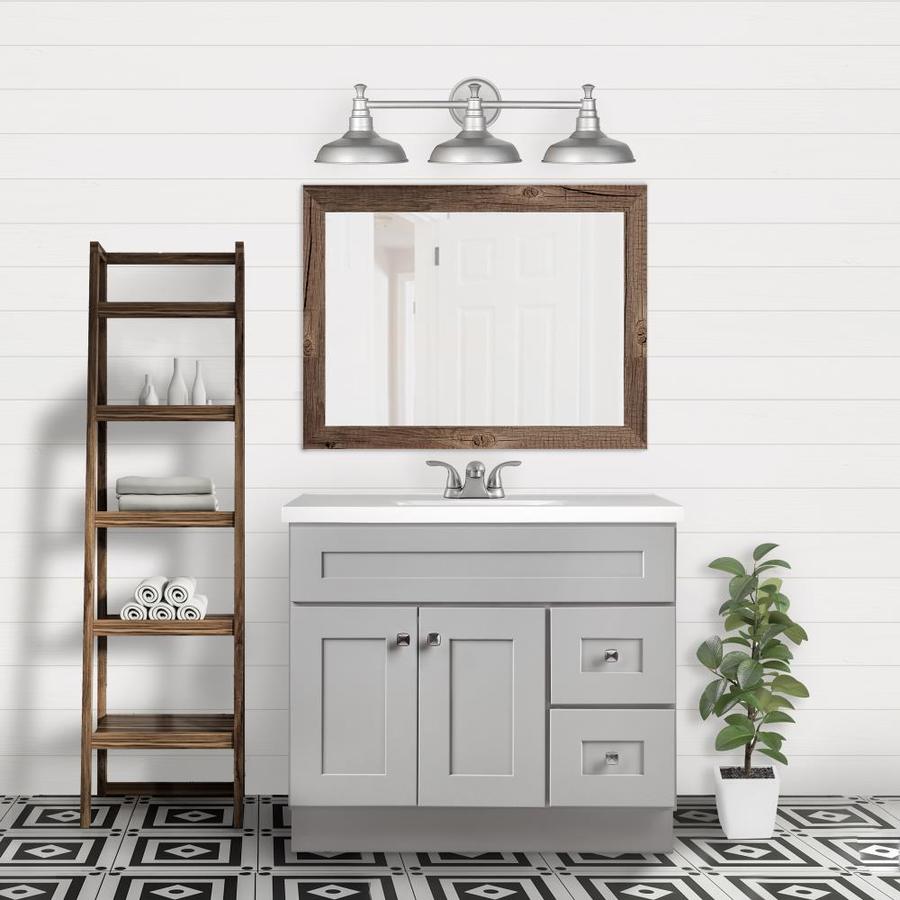 Design House Brookings 36 In Gray Bathroom Vanity Cabinet In The Bathroom Vanities Without Tops Department At Lowes Com