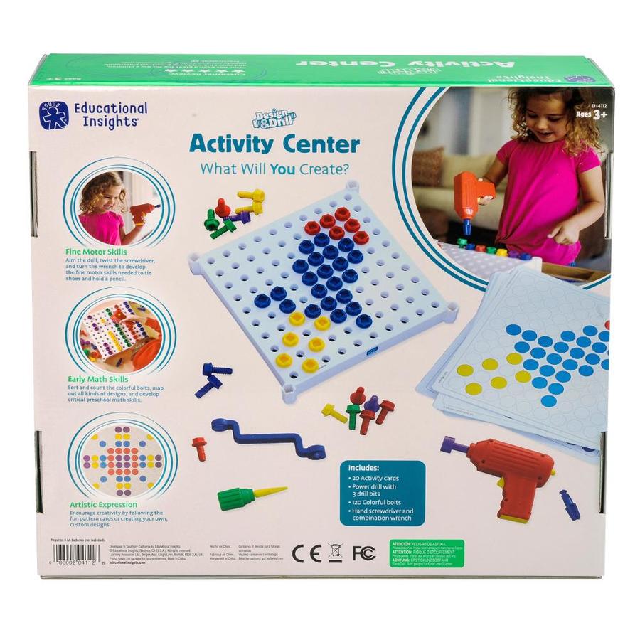 educational insights design and drill activity center