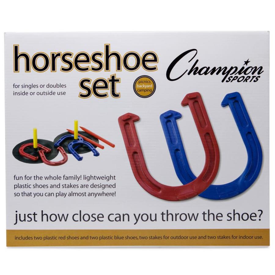 champion sports rubber horseshoe set