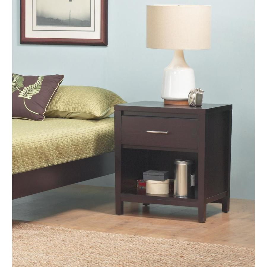 Modus Furniture Nevis Espresso Mahogany Nightstand In The Nightstands Department At Lowes Com